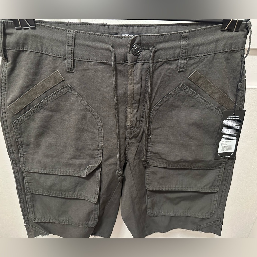 Hudson Jeans Charcoal Cargo Shorts
